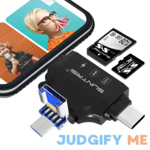 SD/Micro SD Card Reader for iPhone/ipad/Android/Mac/Computer/Camera