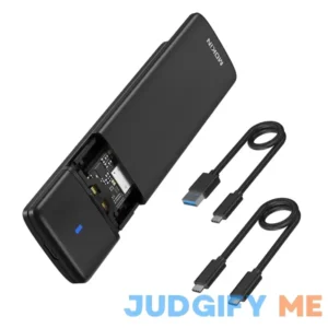 SETMSPACE M.2 NVMe SATA SSD Enclosure Adapter Tool-Free USB C 3.1 Gen 2 10Gbps to NVMe PCIe M-Key Solid State Drive External Enclosure Support UASP
