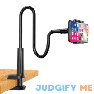 SHAWE Phone Holder Bed Gooseneck Mount Flexible Arm 360 Mount Clip Adjustable Bracket Clamp Stand Compatible with Cell Phone 11 Pro XS Max XR X 8 7 6