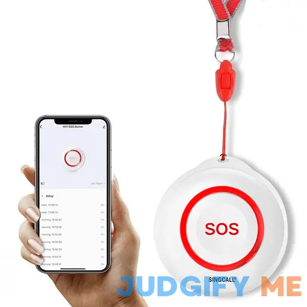 SINGCALL Tuya WiFi Smart SOS Emergency Button Alarm for Handicapped Caregiver Pager Wireless Nurse Alert System for Elderly Patient Alarm Transmitter SINGCALL Tuya WiFi Smart SOS Emergency Button Alarm for Handicapped Caregiver Pager Wireless Nurse Alert System for Elderly Patient Alarm Transmitter