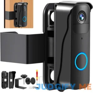SMOUNT Video Doorbell Mount No-Drill Adjustable Mounting Bracket Compatible for Blink Anti-theft Doorbell Camera Door holder Cover