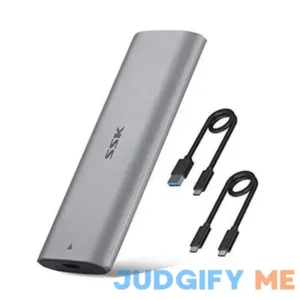 SSK Aluminum Tool-Free M.2 NVMe SSD Enclosure Adapter