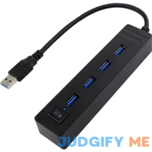 Sabrent 4 Port USB 3.0 Hub with Power Switches HB-UM