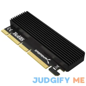 Sabrent NVMe M.2 SSD to PCIe X16/X8/X4 Card with Aluminum Heat Sink