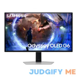 Samsung 27" Odyssey OLED G6 QHD 360Hz 0.03ms FreeSync Premium Pro Gaming Monitor with Sleek
