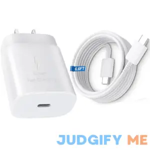 Samsung Fast Charger 25W USB C Super Fast Charging Android Phone Charger Block & 6.6ft Type C Charger Cable Cord for Samsung Galaxy S24 S23 S22 S21
