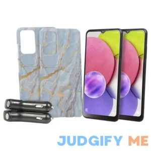 Samsung Galaxy Tracfone 2-pack A03s 6.5" HD+ Bundle - Blue