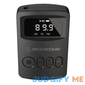 Scosche BTTRFM-SP1 Wireless Bluetooth FM Transmitter & Receiver Compatible With iPhone & Andriod
