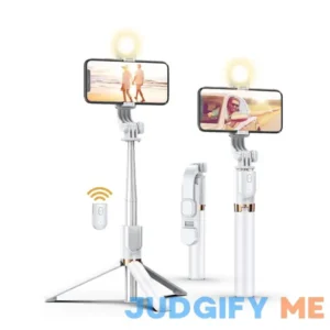 Selfie Stick Tripod with Wireless Remote Cellphone Selfie Stick Tripod with LED Fill Light