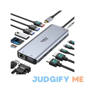 Selore USB C Docking Station Dual Monitor