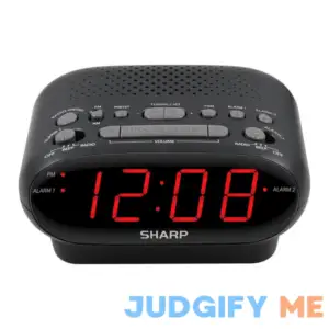 Sharp AM/FM Dual Alarm Clock Radio