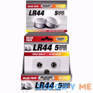 Shawshank LEDz Alkaline AG13/357 1.5 Volt Electronics Battery LR44/Ag13 5 pk