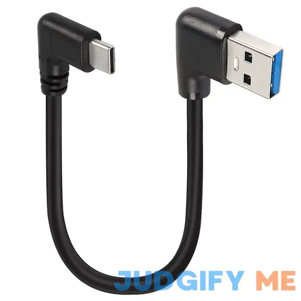 Short Right Angle Usb Type C Cable 90 Degree 18W Fast Charging Usb A To Usb C C Short Right Angle Usb Type C Cable 90 Degree 18W Fast Charging Usb A To Usb C C