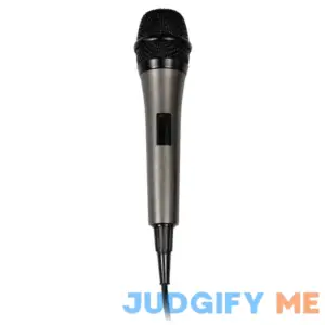 Singing Machine Unidirectional Dynamic Wired Microphone SMM214