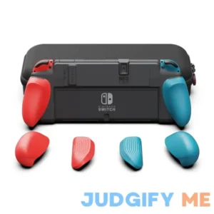 Skull & Co. NeoGrip Bundle an Ergonomic Grip Hard Shell with Replaceable Grips for Nintendo Switch OLED and Regular