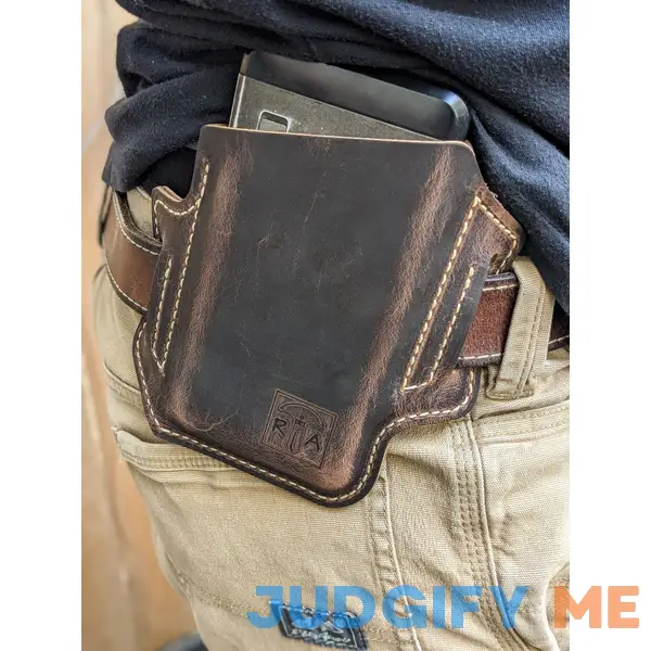 Slanted Leather Phone Holster Slanted Leather Phone Holster