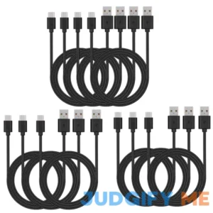 Smays USB C Cable Bulk 10-Pack 3ft