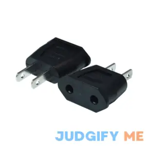 Socket Plug Adapter Europe EU Euro to US Travel Charger AC Power Converter 2PCS