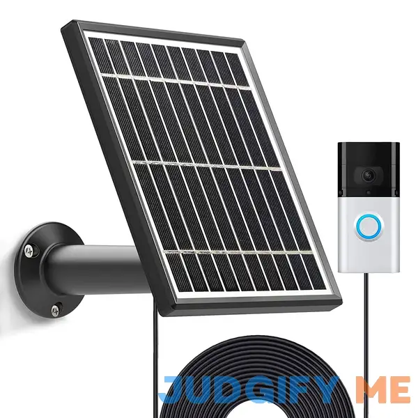 Solar Panel Compatible with Video Doorbell 1/newest generation Solar Panel Compatible with Video Doorbell 1/newest generation