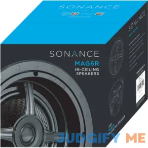 Sonance - MAG6R - Mag Series 6-1/2" 2-Way In-Ceiling Speakers (Pair) - Paintable White
