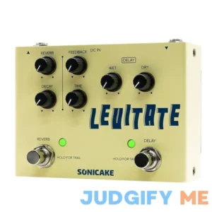 Sonicake Delay Reverb 2 in 1 Guitar Effects Pedal Digital Levitate