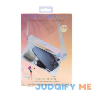 South Beach Waterproof Phone Pouch White