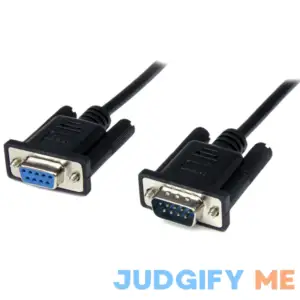 StarTech Black DB9 RS232 Serial Cable