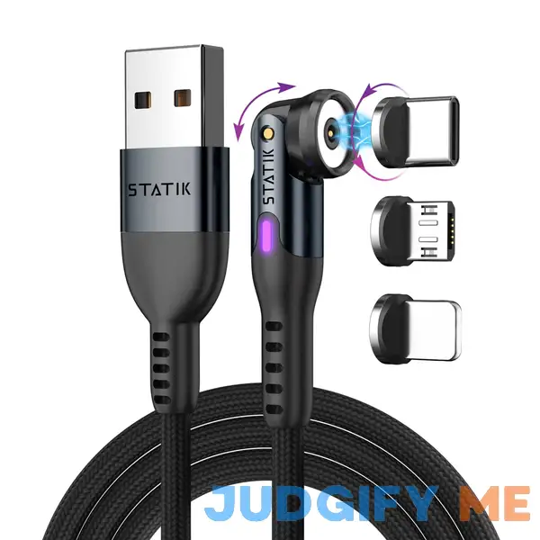 Statik 360 Rotating Magnetic Charging Cable Magnetic USB C Charging Cable Statik 360 Rotating Magnetic Charging Cable Magnetic USB C Charging Cable