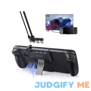 Steam Deck Dock/Steam Deck OLED Dock Portable Stand Design Docking Station with HDMI 4K@60Hz
