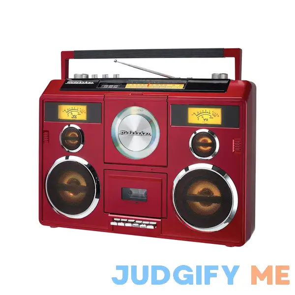 Studebaker Sound Station Bluetooth Boombox CD/AM-FM Radio/Cassette Recorder Studebaker Sound Station Bluetooth Boombox CD/AM-FM Radio/Cassette Recorder