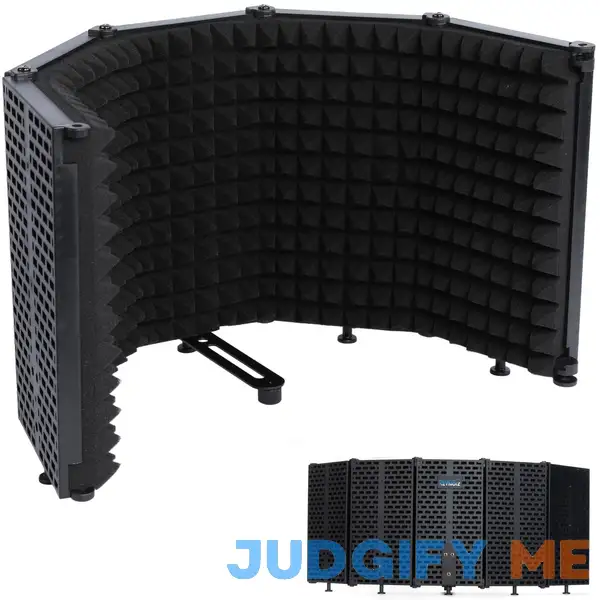 Studio Recording Microphone Isolation Shield Studio Recording Microphone Isolation Shield