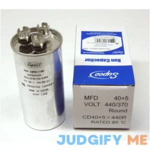 Supco CD40+5X440R Round Dual Run Capacitor