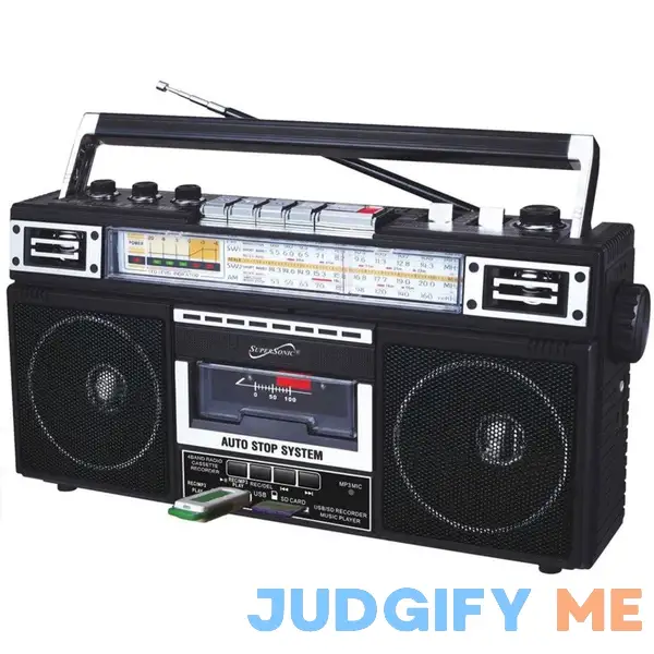 Supersonic 4-Band Radio Cassette Player Bluetooth Supersonic 4-Band Radio Cassette Player Bluetooth