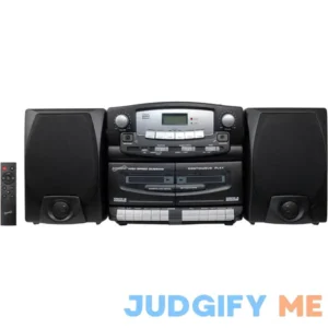 Supersonic Black Edition Vintage Bluetooth Stereo System Home Music Audio System