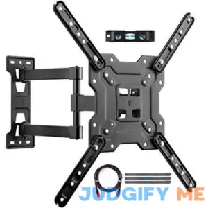 Suptek TV Wall Mount Swivel and Tilt Full Motion for Most 23 to 55 inch TV Mount Up to 55lbs VESA 400x400mm (a1+)