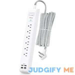 Surge Protector Power Strip 10 ft with 4 Usb Ports 2 Usb-c 6 AC Outlets