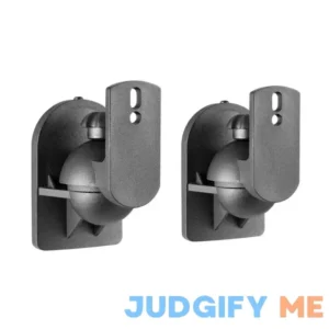 Swivel & Tilt Satellite Speaker Wall Mount Fits Satellite Speaker with Single/Dual Threaded Insert
