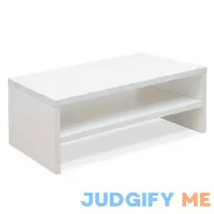 TEAMIX Wooden Monitor Stand Riser-2 Tier Laptop Stand for Desk