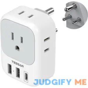 TESSAN TS-161-EU-C European Travel Plug Adapter USB C