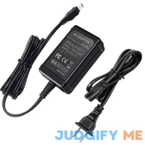 TKDY AC-L100 for Sony Handycam Camcorder Charger ACL100 Power Adapter Supply Cord for DCR TRV128 TRV103 TRV130 TRV150