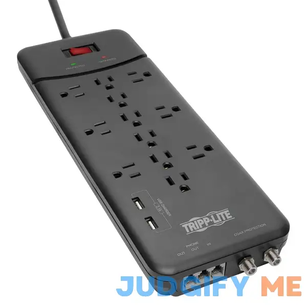 TLP128TTUSBB Tripp Lite Protect It! 12-Outlet Surge Protector TLP128TTUSBB Tripp Lite Protect It! 12-Outlet Surge Protector
