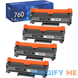 TN760 TN-760 TN730 Toner Cartridges Replacement for Brother tn760 to Use with HL-L2350DW HL-L2395DW HL-L2390DW HL-L2370DW MFC-L2750DW MFC-L2710DW