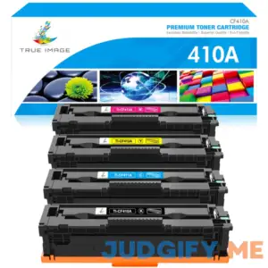 TRUE IMAGE Compatible Toner Cartridge Replacement for HP 410A CF410A CF411A CF412A CF413A Color Pro MFP M477fnw M477fdw M477fdn