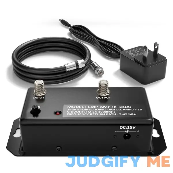 The Cimple CO Antenna Amplifier Digital TV Signal Booster Adjustable Gain The Cimple CO Antenna Amplifier Digital TV Signal Booster Adjustable Gain