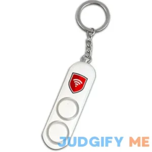 The SafeAlarm Personal Self-Defense Safety Alarm Keychain |Loud 120DB Dual Alarm Siren Heard up to 600 ft/185 Meters Away