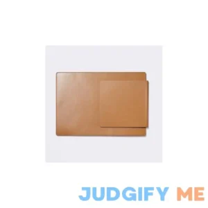 Threshold Faux Suede and Leather Laptop Sleeve with Built-In Mouse Pad Brown