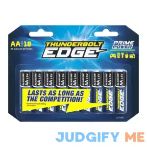 Thunderbolt Edge AA PRIME POWER Alkaline Batteries