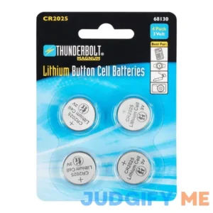 Thunderbolt Magnum CR2025 Lithium Button Cell Batteries