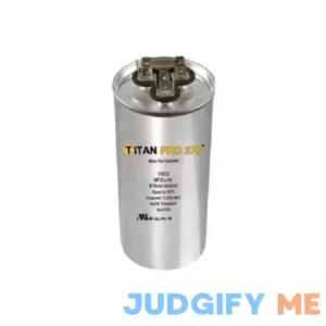 Titan HD Run Capacitor 60+5 MFD 440/370 Volt Round PRCFD605A