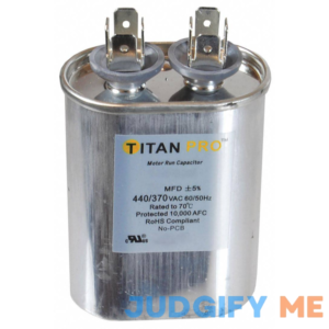Titan Pro Motor Run Capacitor Oval 440/370V AC TOCF10